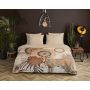 HIP 2-persoons dekbedovertrekset 200x220cm katoen-satijn nr:30367 taupe