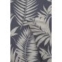 Pretty Palm dekbedovertrek 155x220cm grijs/blauw