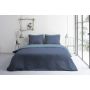 Side Way dekbedovertrek 240x220cm donkerblauw/blauw