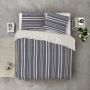 Steady Stripes dekbedovertrek 140x220cm blauw