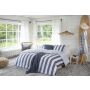 Classic Stripe dekbedovertrek 135x200cm blauw