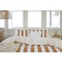 Classic Stripe dekbedovertrek 140x220cm cognac