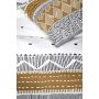 Ikat Dreams dekbedovertrek 140x220cm wit/cognac