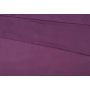 Basic saten 2-persoons dekbedovertrekset 200x220cm pruim