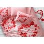 Roses ranforce 2-persoons dekbedovertrekset 200x220cm roze