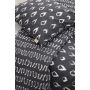 Remade Turned Cones dekbedovertrek 200x200cm off-black