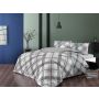 Floyd ranforce 2-persoons dekbedovertrekset 200x220cm grijs