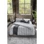 Stripe Along dekbedovertrek 140x220cm antraciet