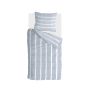 Stripe Along dekbedovertrek 140x220cm blauw