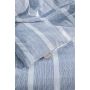 Stripe Along dekbedovertrek 140x220cm blauw