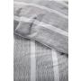 Stripe Along dekbedovertrek 200x200cm antraciet