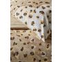 Wild Animal dekbedovertrek 155x220cm toffee