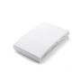Jersey Stretch enkele splittopper hoeslaken 160x200/210cm wit