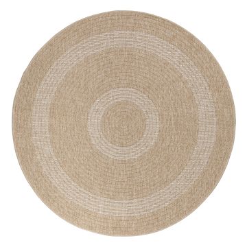 Comilla Nipu buitenkleed rond Ø 200cm jute beige