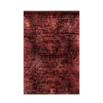 Elite Zynara vloerkleed laagpolig rechthoek 240x340cm rood