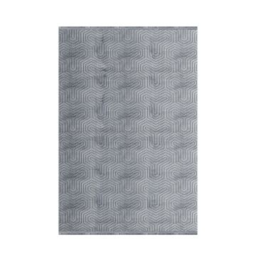 Style Veyza vloerkleed laagpolig rechthoek 240x340cm grijs