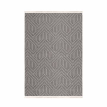 Style Veyza vloerkleed laagpolig rechthoek 240x340cm mokka