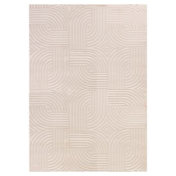 Sahara Lirix vloerkleed laagpolig rechthoek 140x200cm beige