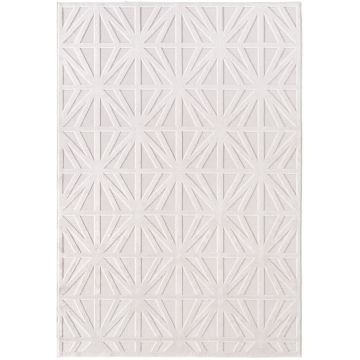 Doha Aryza vloerkleed laagpolig rechthoek 200x290cm crème