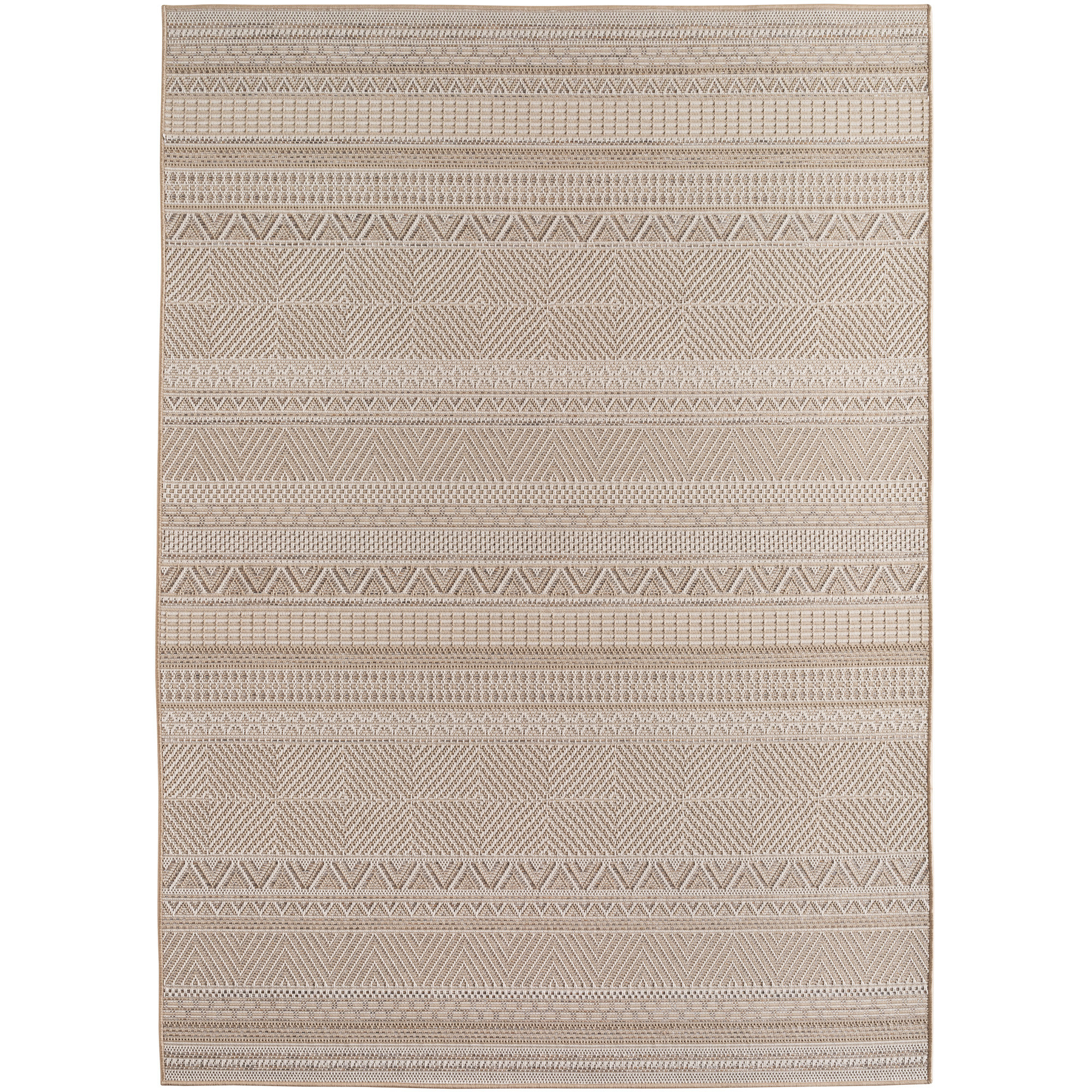 Desert Wav buitenkleed platgeweven loper 80x250cm beige