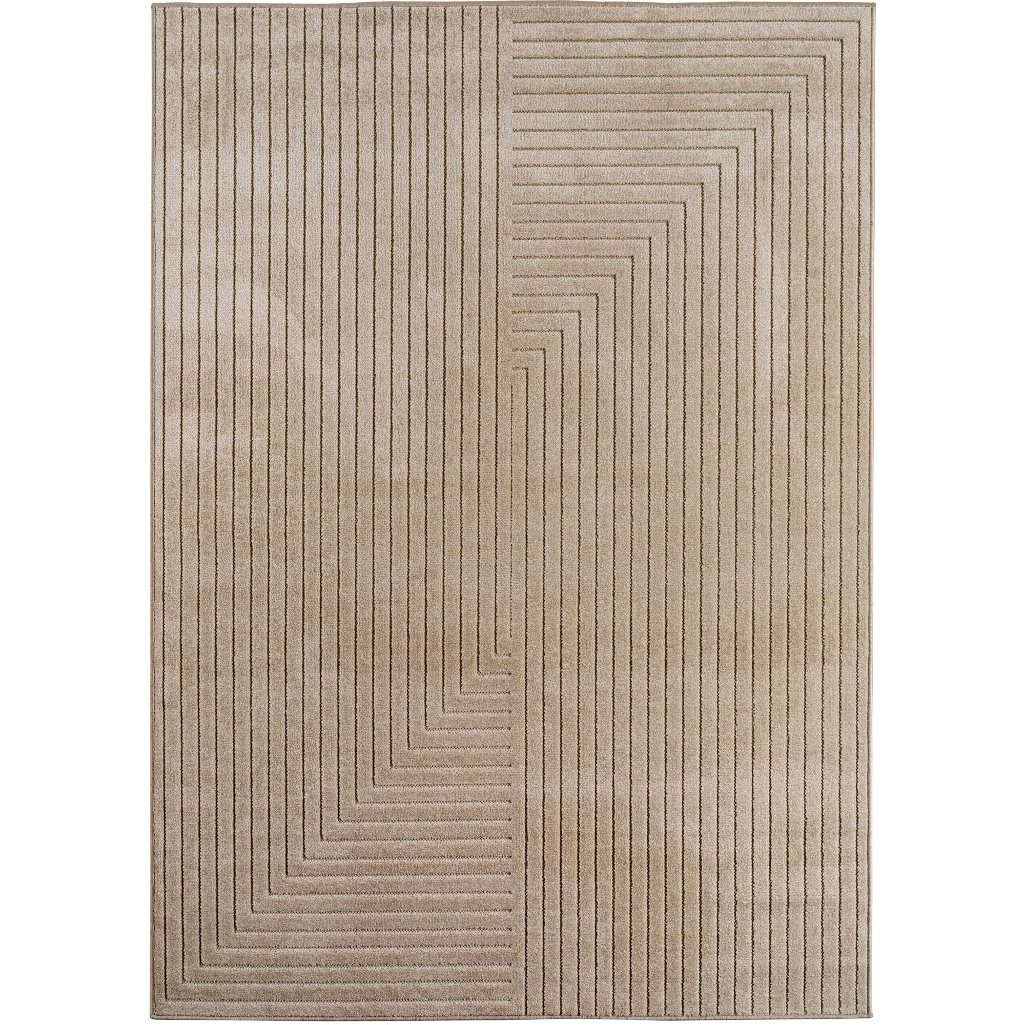 Nova Luo vloerkleed laagpolig rechthoek 160x230cm beige