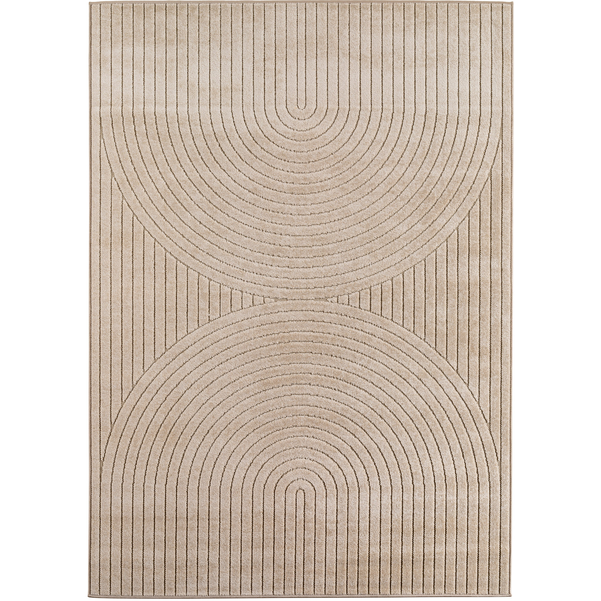 Nova Uro vloerkleed laagpolig loper 80x150cm beige