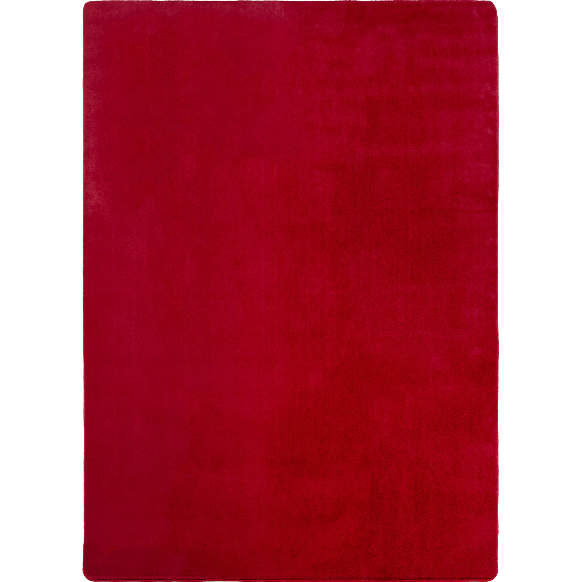 Joy vloerkleed laagpolig rond Ø 200cm rood