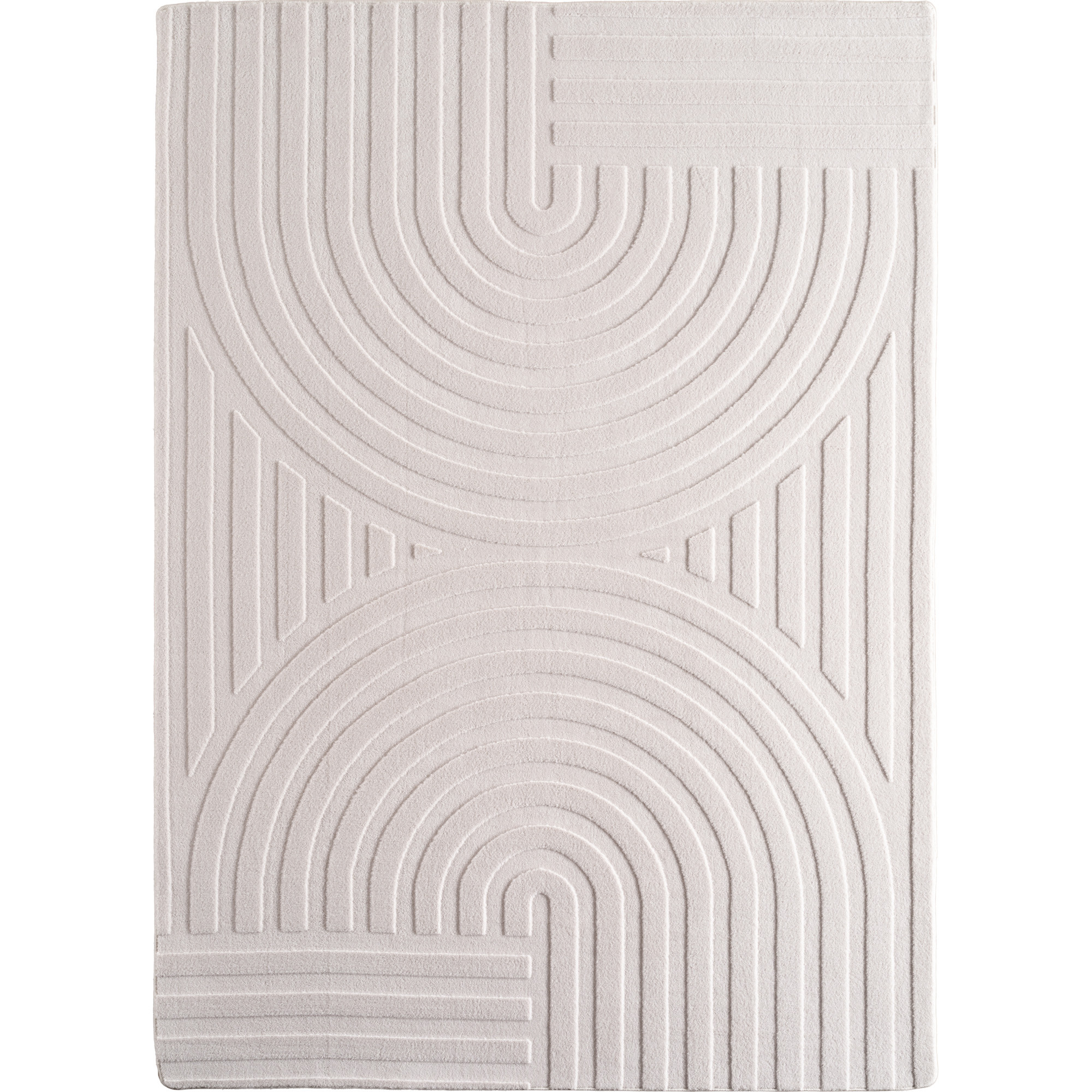 Pompei Uda vloerkleed laagpolig loper 80x150cm crème