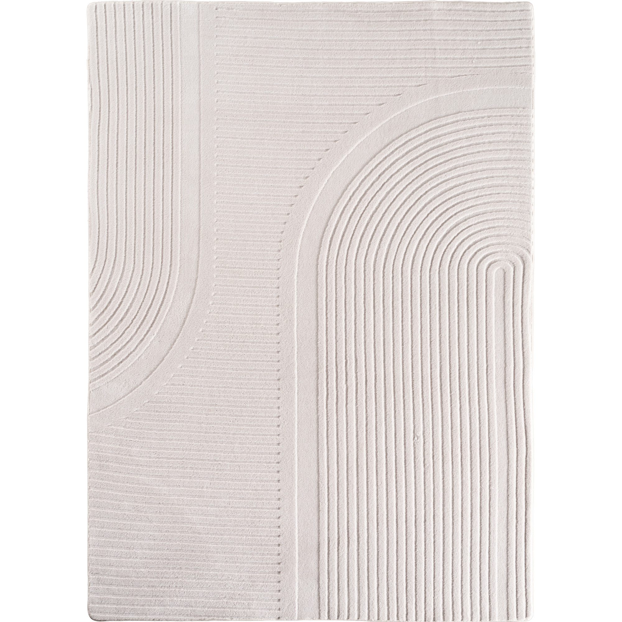 Pompei Ola vloerkleed laagpolig rechthoek 200x290cm crème