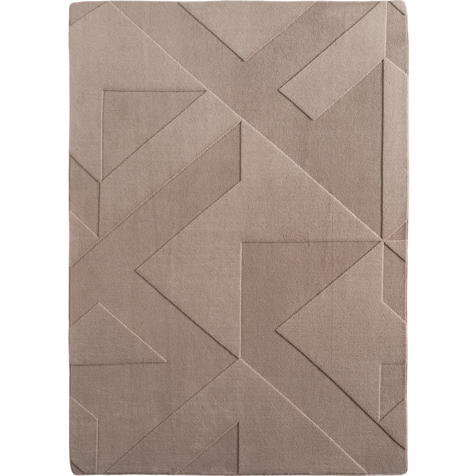 Pompei Aro vloerkleed laagpolig rechthoek 160x230cm beige