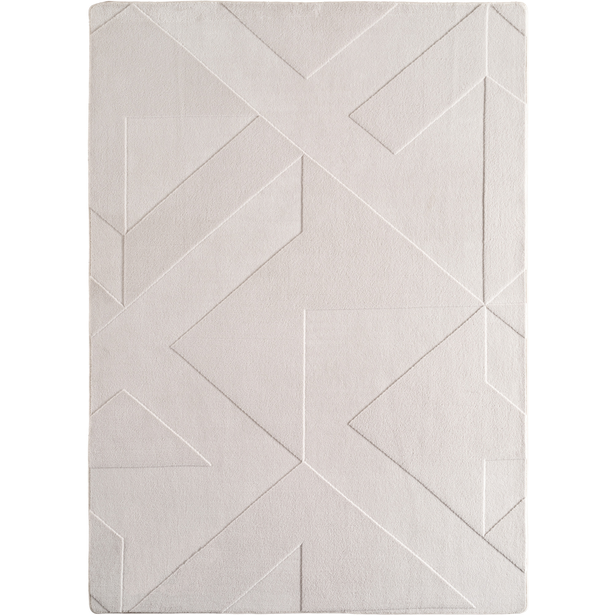 Pompei Aro vloerkleed laagpolig rechthoek 160x230cm crème