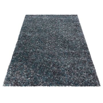 Enjoy Shaggy vloerkleed hoogpolig rechthoek 120x170cm blauw