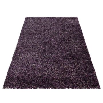 Enjoy Shaggy vloerkleed hoogpolig rechthoek 200x290cm lila