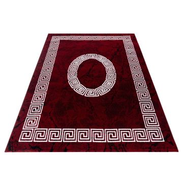 Plus Laby vloerkleed laagpolig rechthoek 80x150cm rood