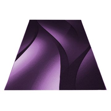 Plus Shadow vloerkleed laagpolig rechthoek 160x230cm lila