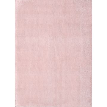 Catwalk antislip vloerkleed laagpolig rechthoek 240x340cm roos