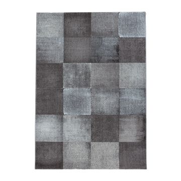 Costa Duva vloerkleed laagpolig rechthoek 240x340cm bruin