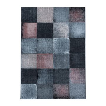 Costa Duva vloerkleed laagpolig rechthoek 240x340cm roze