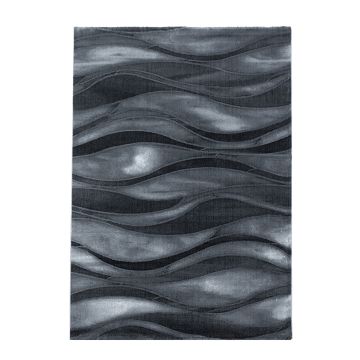 Costa Dalgy vloerkleed laagpolig rechthoek 240x340cm zwart