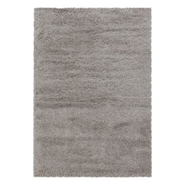 Fluffy Shaggy vloerkleed hoogpolig rechthoek 80x150cm beige