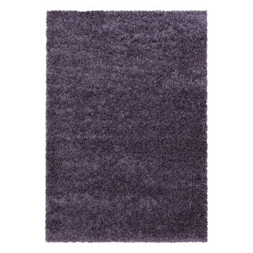 Sydney Shaggy vloerkleed hoogpolig rechthoek 60x110cm violet