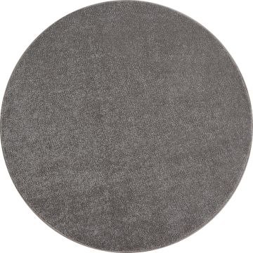 Ata vloerkleed laagpolig rond Ø 120cm beige