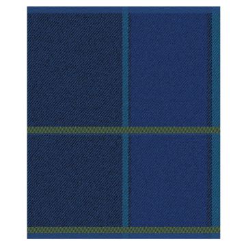 DDDDD Madras keukendoek 50x55cm blauw (6 stuks)