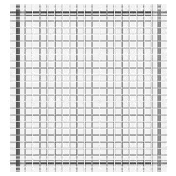 DDDDD National theedoek 65x65cm zwart (6 stuks)