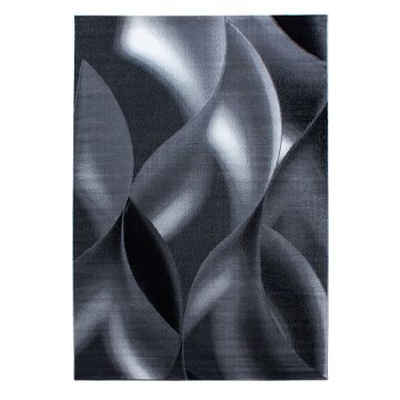Plus Scala vloerkleed laagpolig rechthoek 240x340cm zwart