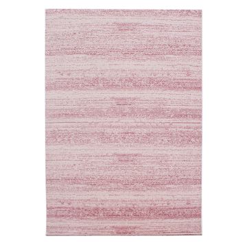 Plus vloerkleed laagpolig rechthoek 280x370cm roze