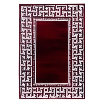 Parma Laby vloerkleed laagpolig rechthoek 280x370cm rood