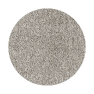 Nizza vloerkleed lussenpolig rond Ø 200cm beige