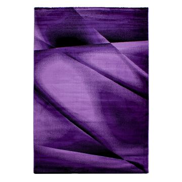 Miami Hios vloerkleed laagpolig rechthoek 140x200cm lila