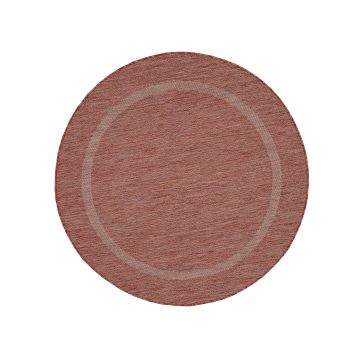 Relax Tranqua binnen- & buitenkleed rond Ø 200cm rood